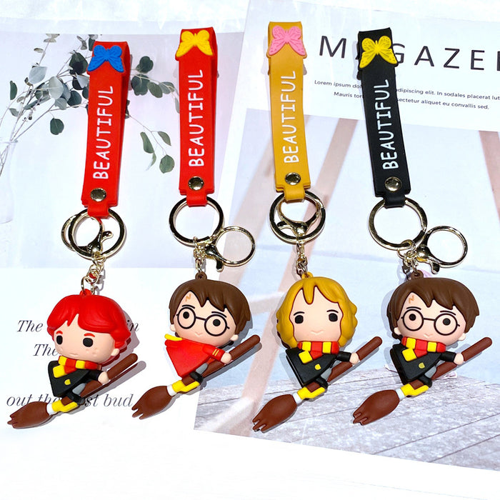 Wholesale PVC Cartoon Doll Keychains JDC-KC-Gongz036