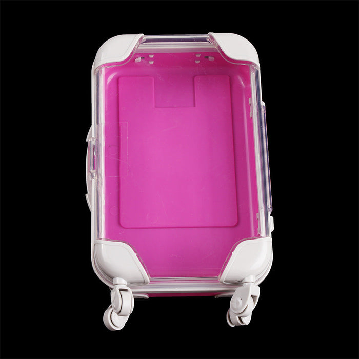 Wholesale Mini Suitcase Plastic Eyelashes Packaging Box JDC-CS-Pengda001