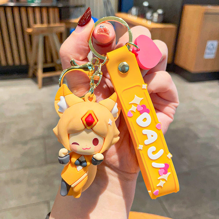 Wholesale PVC Cartoon Doll Keychain JDC-KC-LeZi035