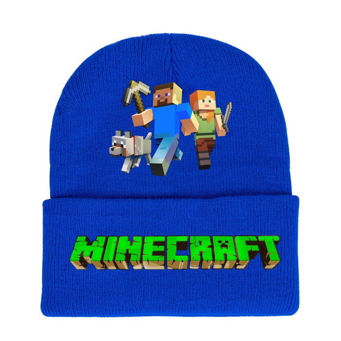 Wholesale Cartoon knitted hats,  wool hats and matching parent child warm hats