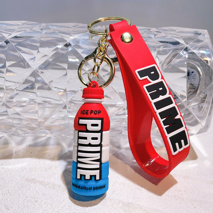 Wholesale Silicone Energy Drink Bottle Keychain JDC-KC-QiChao070