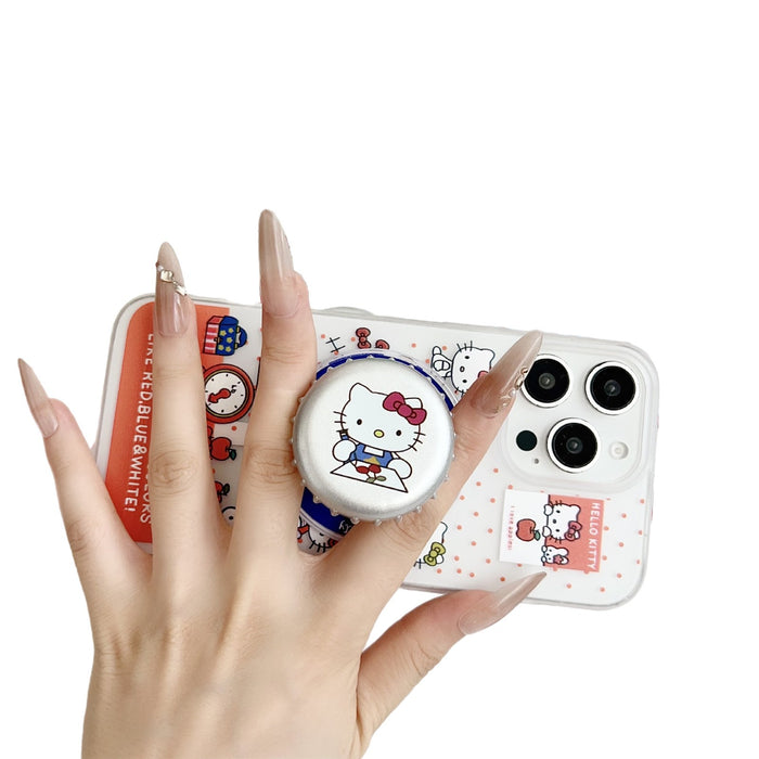 Wholesale Creative Cat Bottle Cap Phone Airbag Stand