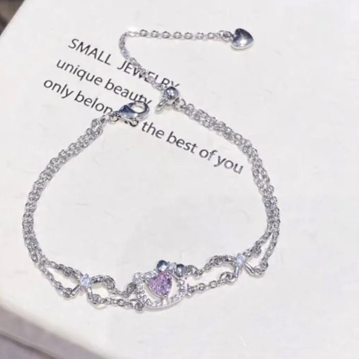 Wholesale Hollow out bracelet versatile light luxury accessory love