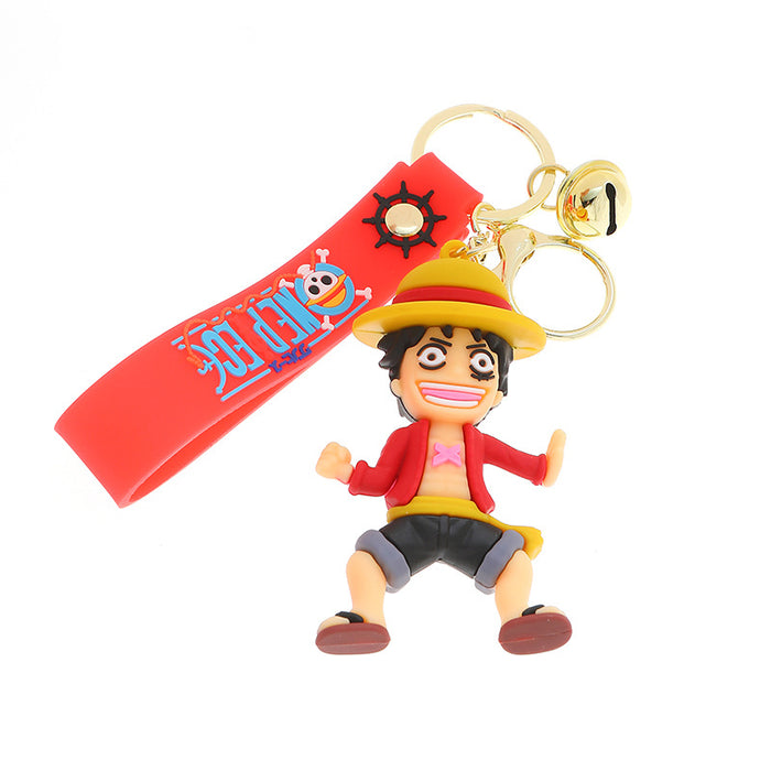 Wholesale Silicone Cartoon Doll Keychain JDC-KC-ZiX024