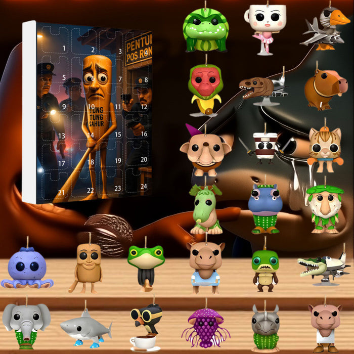 Wholesale Acrylic flat pendant Tung Tung Tung