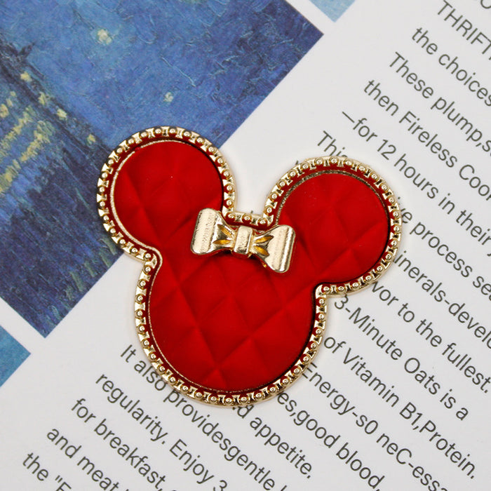 Wholesale Bow-tie checkered mouse phone stand