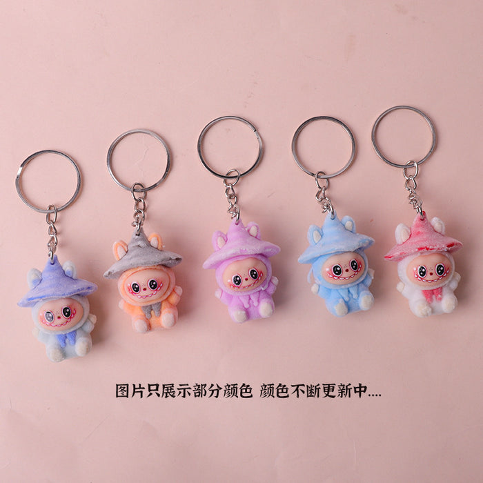 Wholesale Couple Cartoon Backpack Keychain