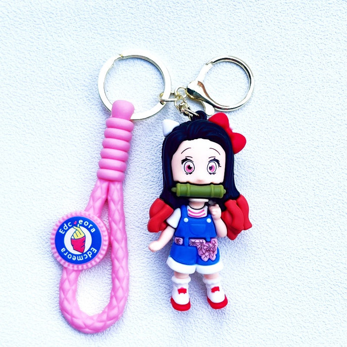 Wholesale PVC Cartoon Silicone Keychain JDC-KC-WuYi104