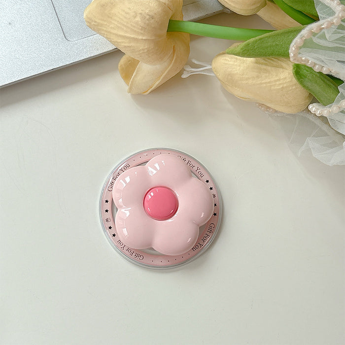 Wholesale Solid color HyunA flower phone Grips