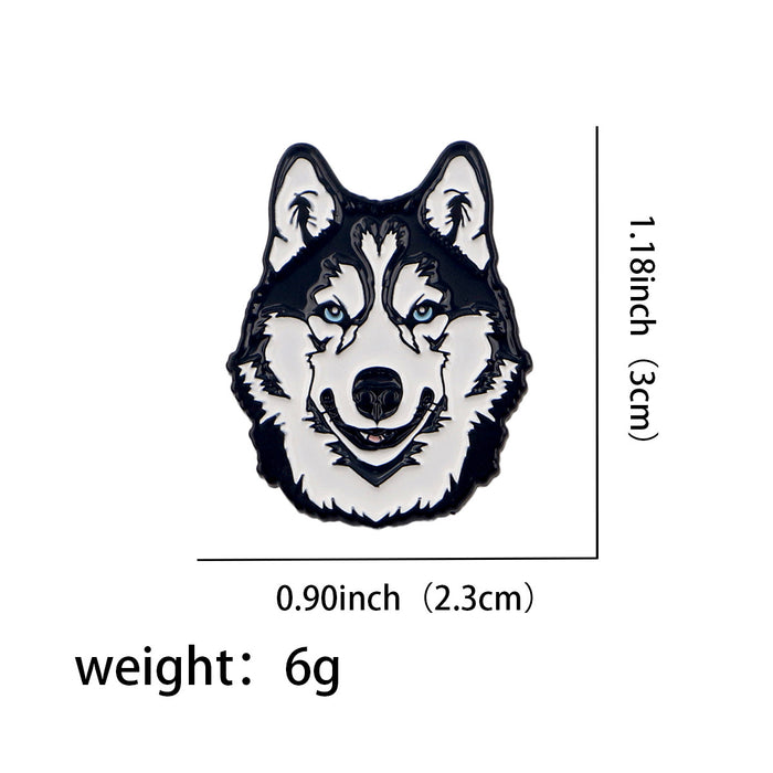 Wholesale 5pcs Badge Clothing Backpack Collar Alloy Cartoon Pet Cat and Dog Animal Brooch