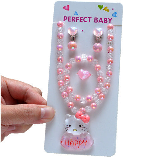 Wholesale Children' s Cartoon Cute Beaded Necklace