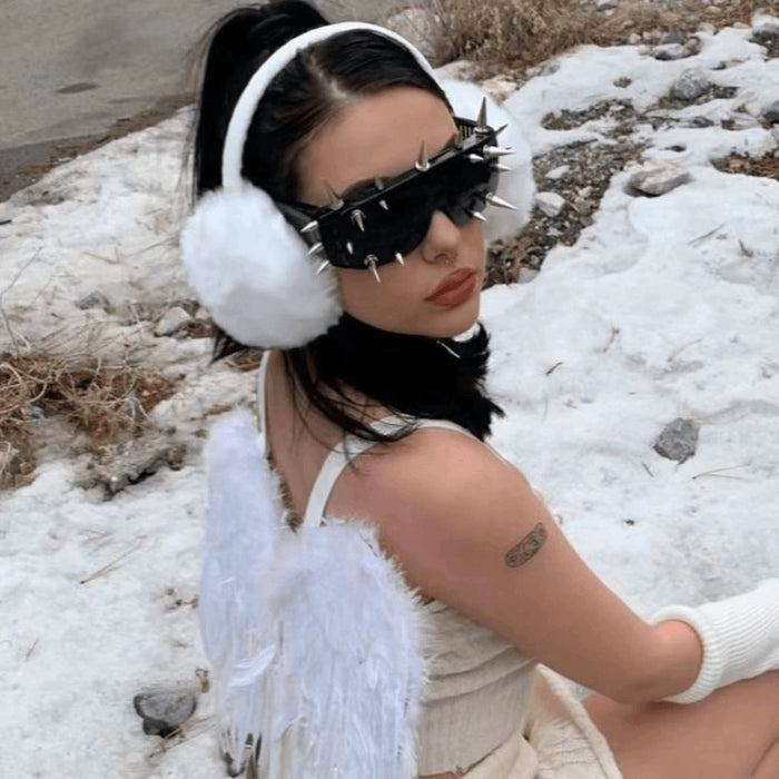 Wholesale Funny rivet sunglasses party fashion trend