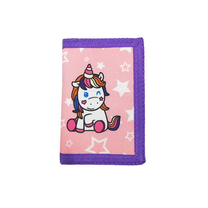 Wholesale Digital Printed Children's Wallet Boys Student Folding Cartoon Wallet Anime Zipper  Girls Wallet