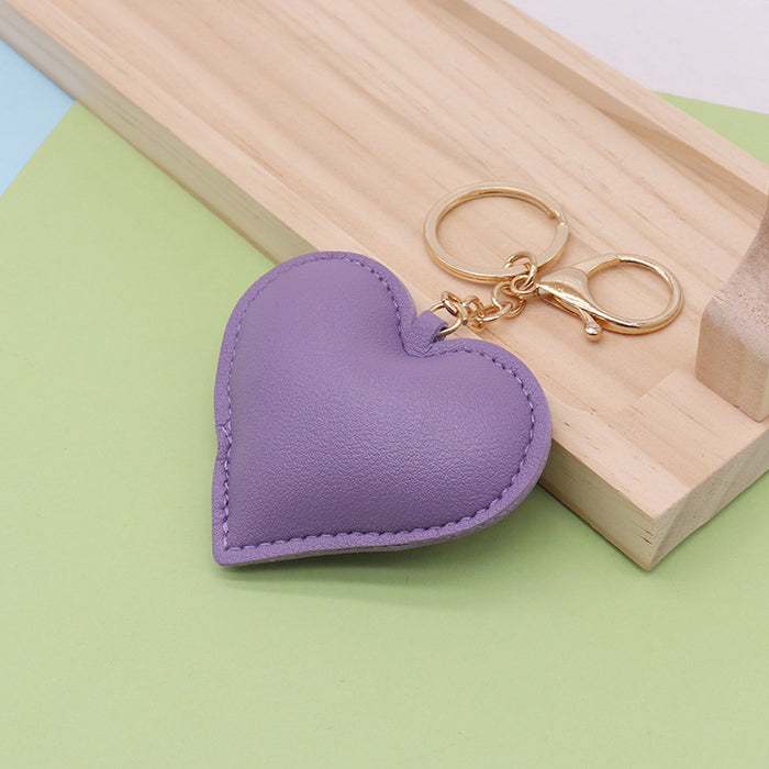 Wholesale PU Leather Love Keychain JDC-KC-SuiY002