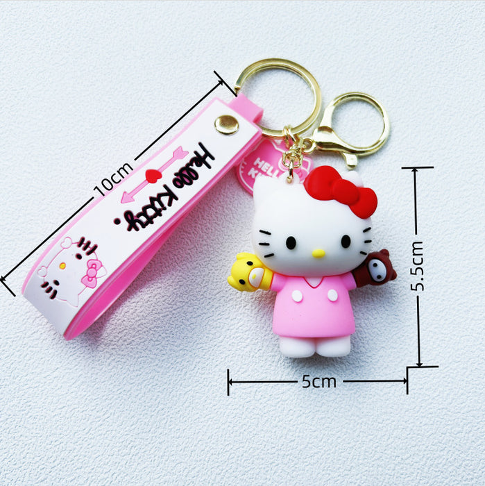 Wholesale PVC Cartoon Doll Keychain JDC-KC-WuYi132