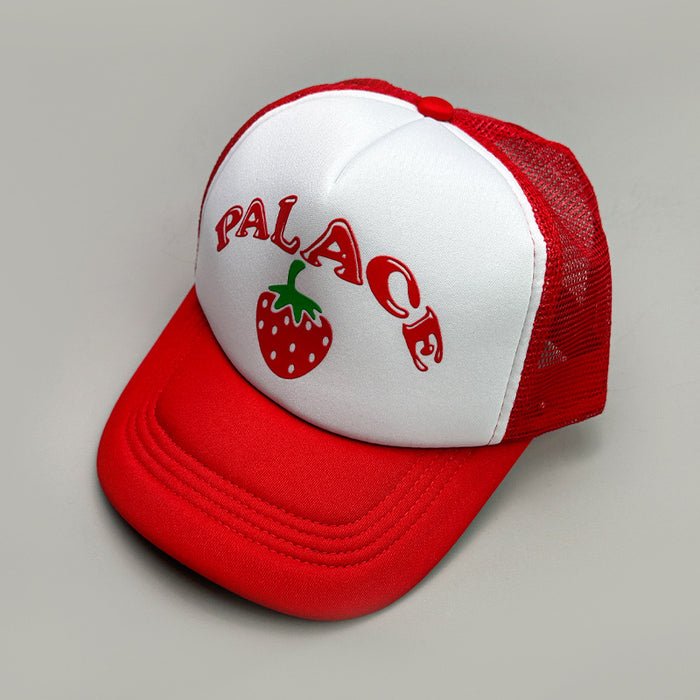 Wholesale Color matching Strawberry Letter cruise ship anime printing baseball cap