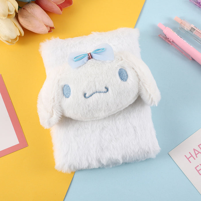 Wholesale Cartoon Doll Plush Notebook,  Cute and Good-Looking Student Notepad,  Plush Handmade Notebook