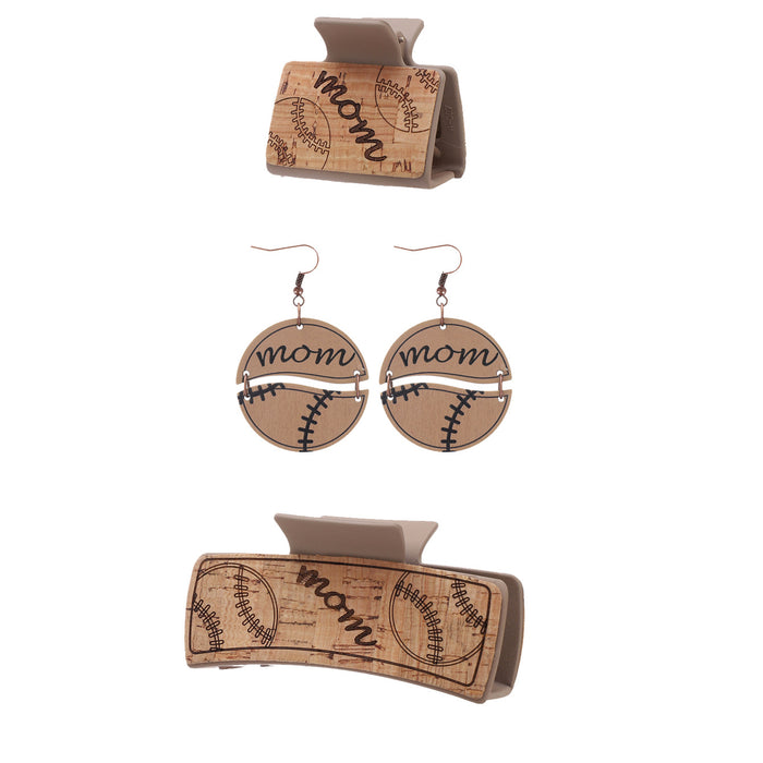 Wholesale PU Hairpin Explosions Mother' s Day Baseball Season Independence Day  Christmas Multi-Holiday Elements Women' s Hairpin