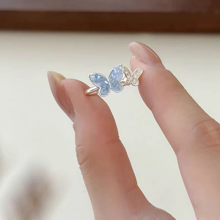 Wholesale Creative merit ring can be opened to relieve boredom, index finger ring, niche personalized design ring