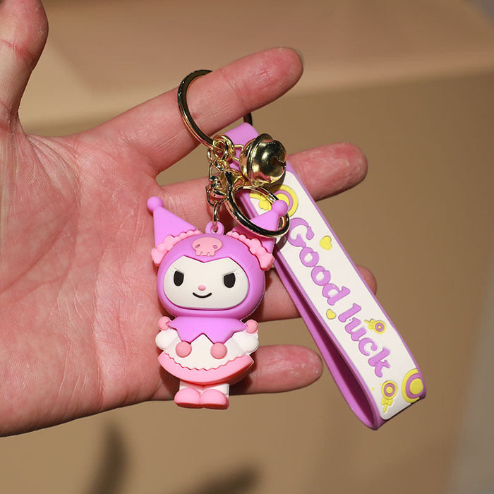 Wholesale Pink Cartoon Keychain JDC-KC-NiuTe001