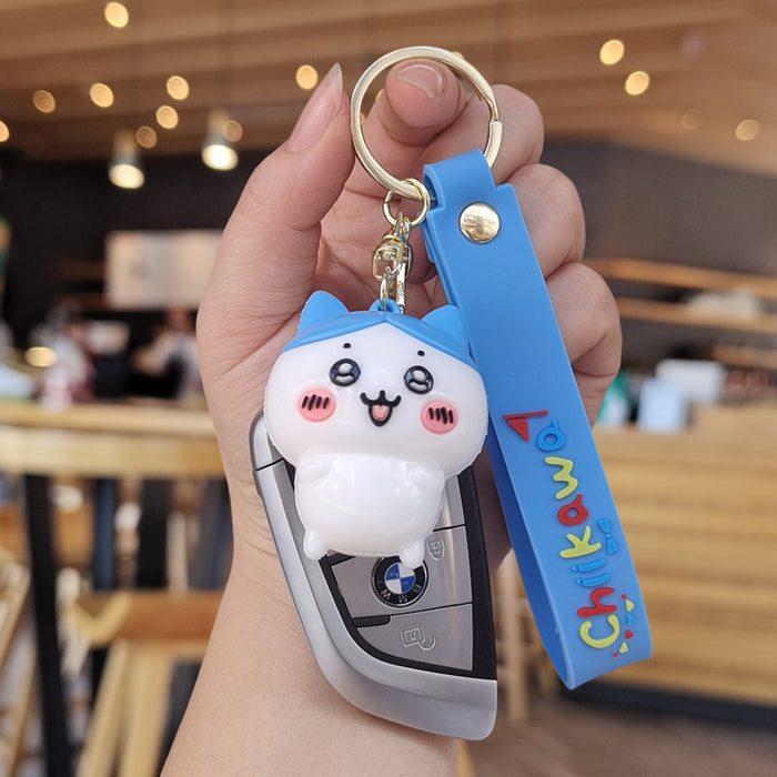 Wholesale Cartoon Silicone Doll Keychain JDC-KC-ZhuoRan017