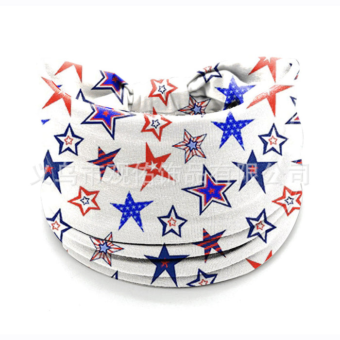 Wholesale American Flag Independence Day Fabric Headband JDC-HD-GuanY008