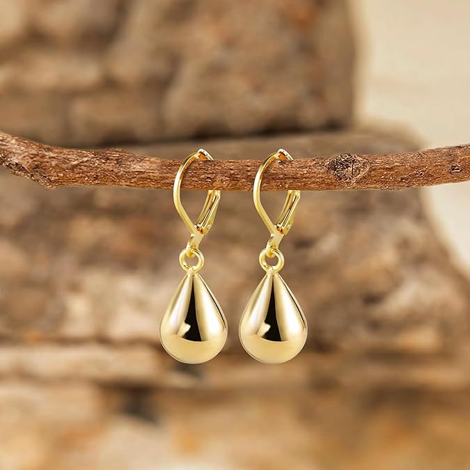 Wholesale Earrings Water Drop Pendant Earrings Simple Commuter Style