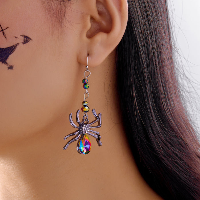 Wholesale European and American Cross-Border  Party Creative Funny Earrings Dark Gothic Colorful Exaggerated  Earrings Earrings