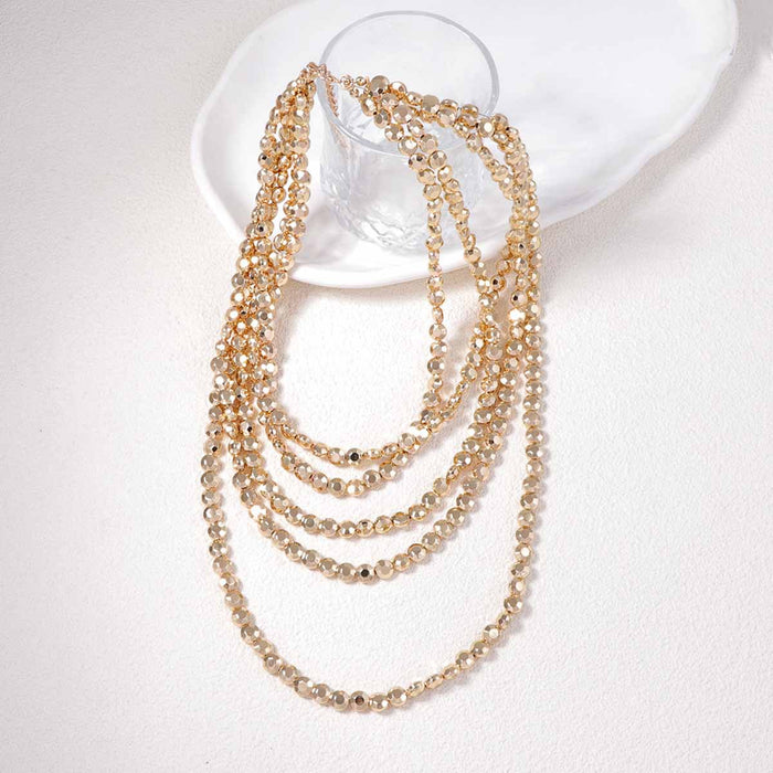 Wholesale Multi-layer Light Luxury Design Sense Alloy Long Necklace Niche Women