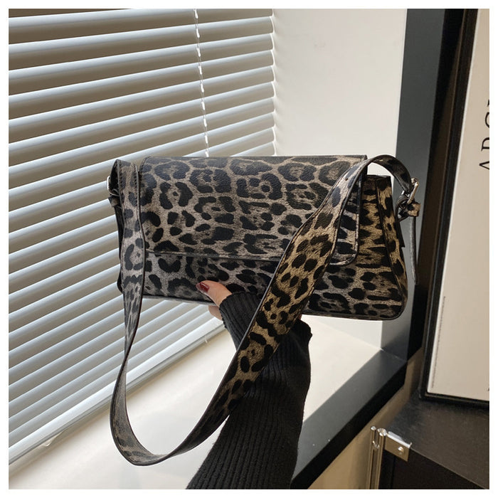 Wholesale Leopard Print Women's One Shoulder Crossbody Underarm Bag JDC-SD-HT017