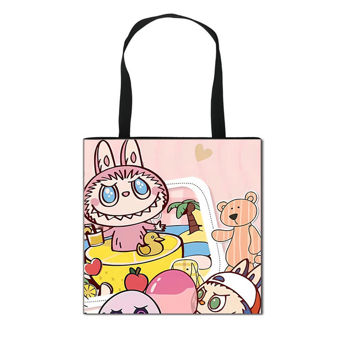 Wholesale Shopping Bag Cute Storage Bag Polyester Satchel Large Capacity  Bag