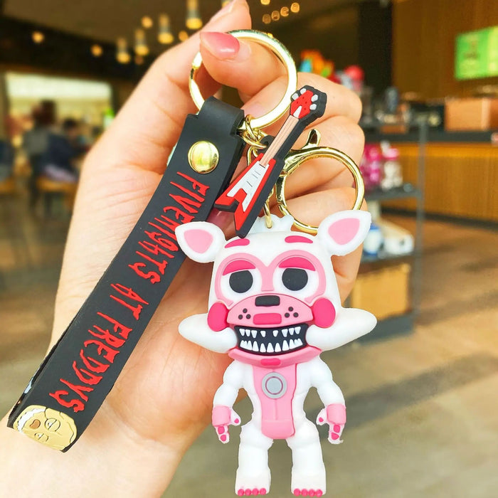 Wholesale Cartoon Silicone Doll Keychain JDC-KC-QiChao051