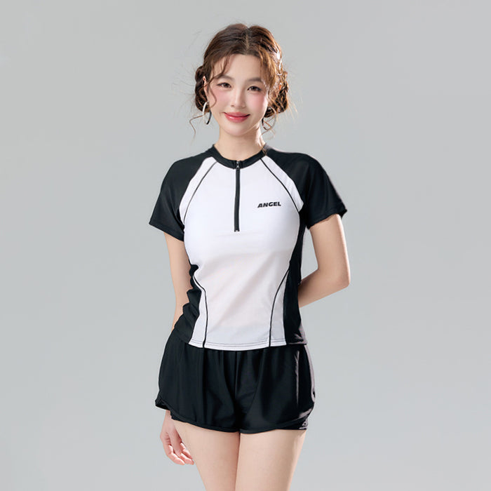 Wholesale Wholesale of women's two-piece polyester swimsuits with separate swimsuits