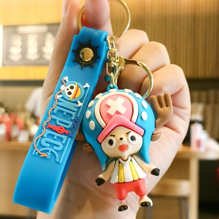 Wholesale Cute 3D Doll Silicone Keychain JDC-KC-MingT147