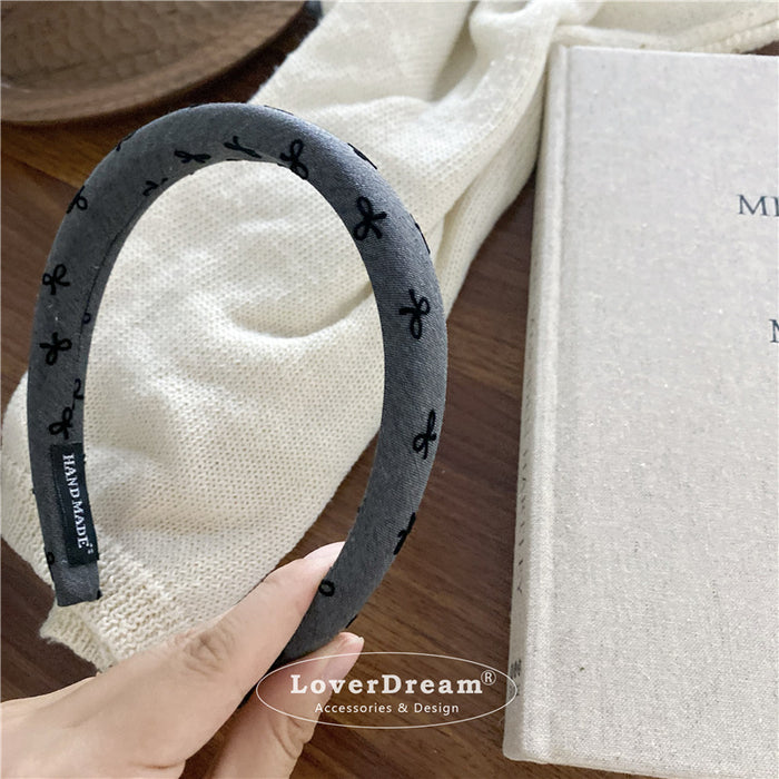 Wholesale Wave Point Love Bow Hair Hoop Fashion Headband Versatile Headwear Hair Accessories