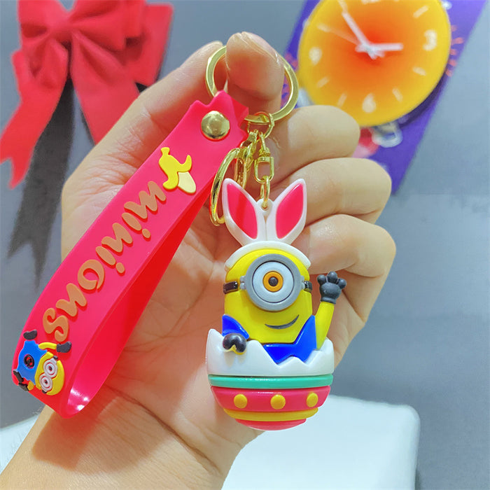 Wholesale PVC Cartoon Doll Keychain JDC-KC-WuYi057