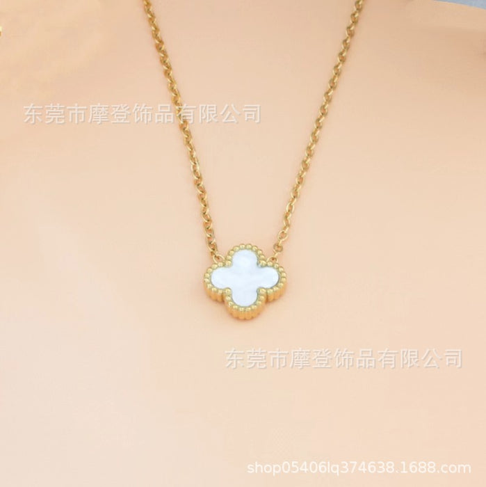 Wholesale titanium steel wild necklace JDC-NE-Modeng003