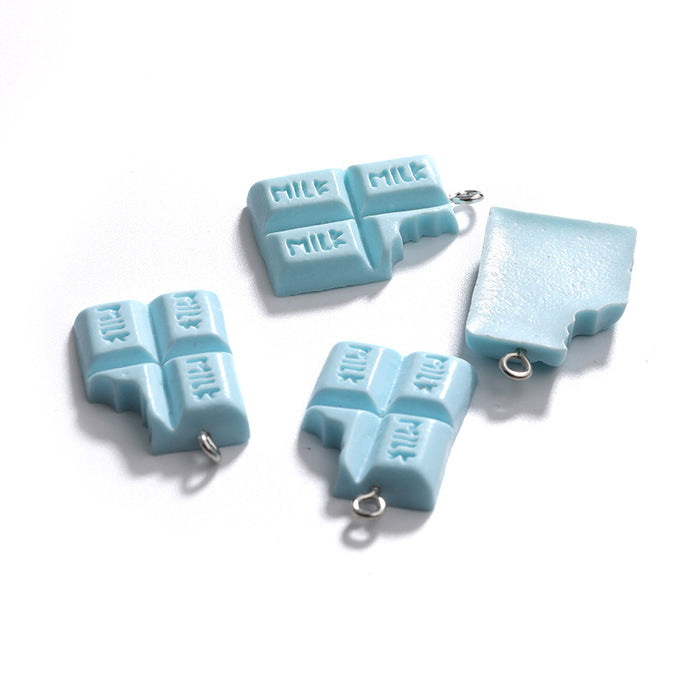 Wholesale Sweet Cartoon Chocolate Resin Pendant DIY Jewelry Accessory Gift