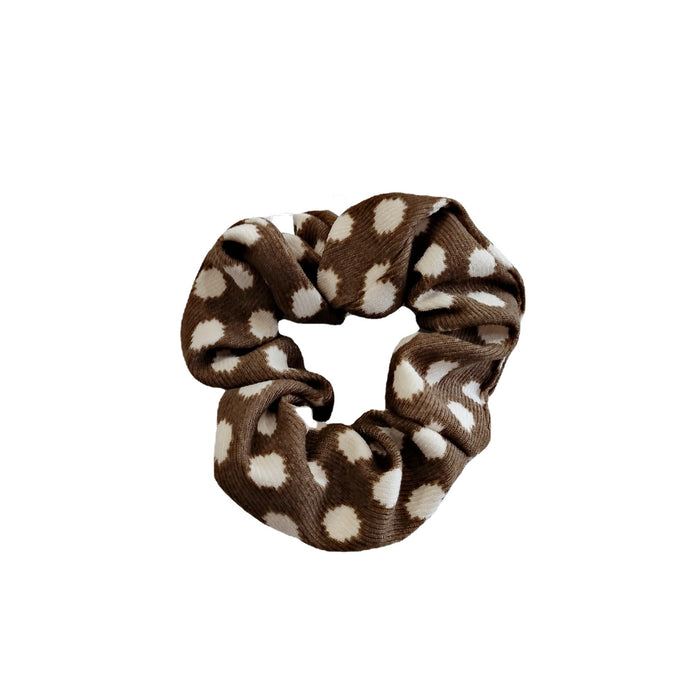 Wholesale Autumn and Winter Vintage Leopard Print Spotted Large Intestine Hair Ring Simple Head Rope Thick Fabric Hair Ring Distinctive Headwear