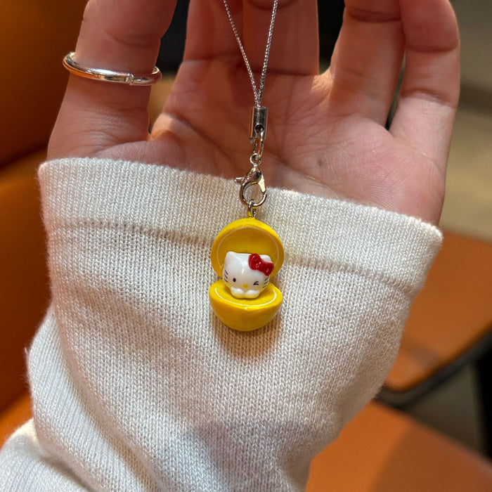 Wholesale Bouncing Horse Cat Keychain Charm