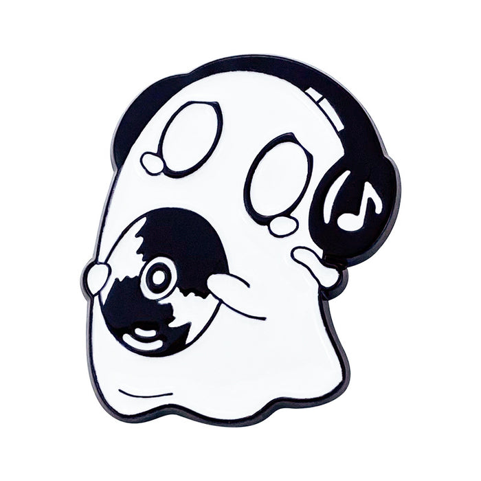 Wholesale Cartoon Ghost Series Painted Alloy Brooch Speaker Headphones Luggage Badge Cute Sweet Cool Style MOQ≥2