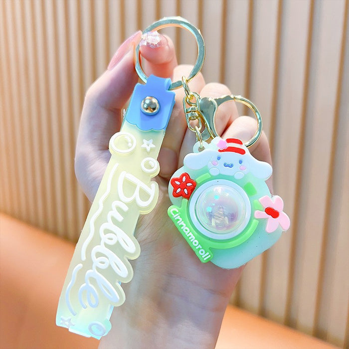 Wholesale Cartoon Flash Camera Cute Car Soft Jelly Decoration Couple's Backpack Cute Keychain Pendant