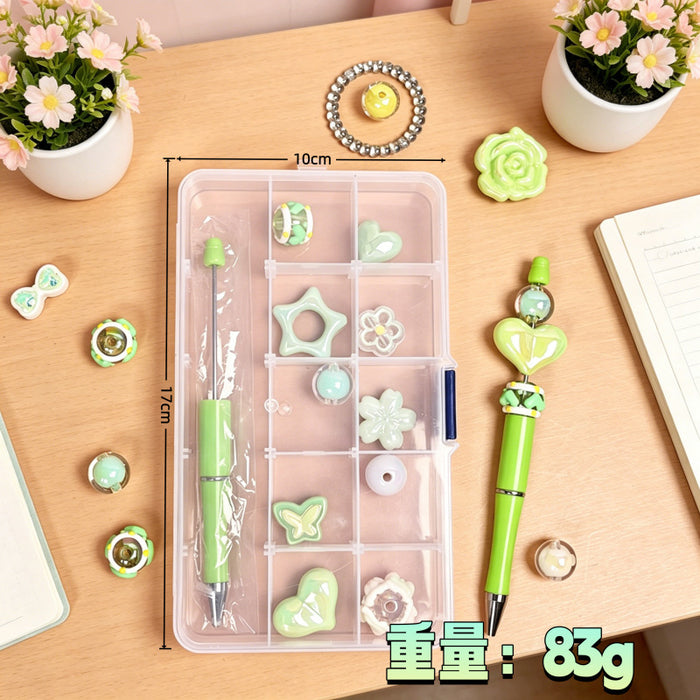Wholesale Cute Cartoon DIY Pen Plastic Ballpoint for Students Graduation Gift
