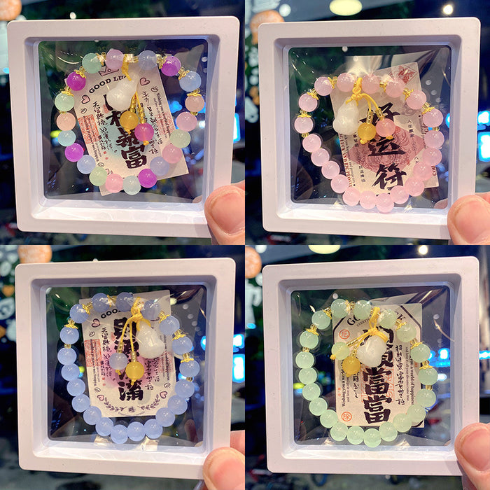Wholesale Wholesale boxed glass bracelets with gourd bracelets