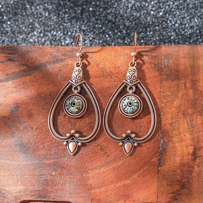 Wholesale 2pcs Vintage Bohemian Hand-made Tassel Earrings