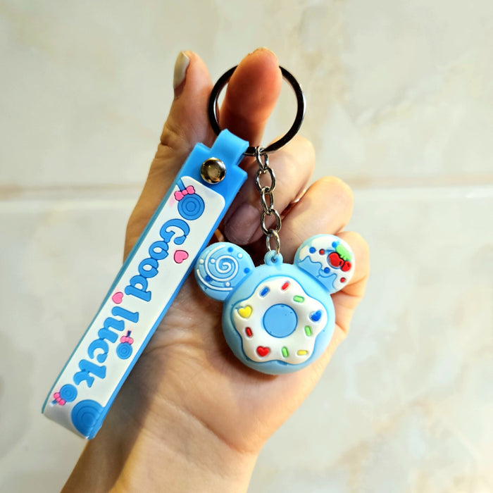 Wholesale  keychain pvc car key chain cute bag pendant ornaments