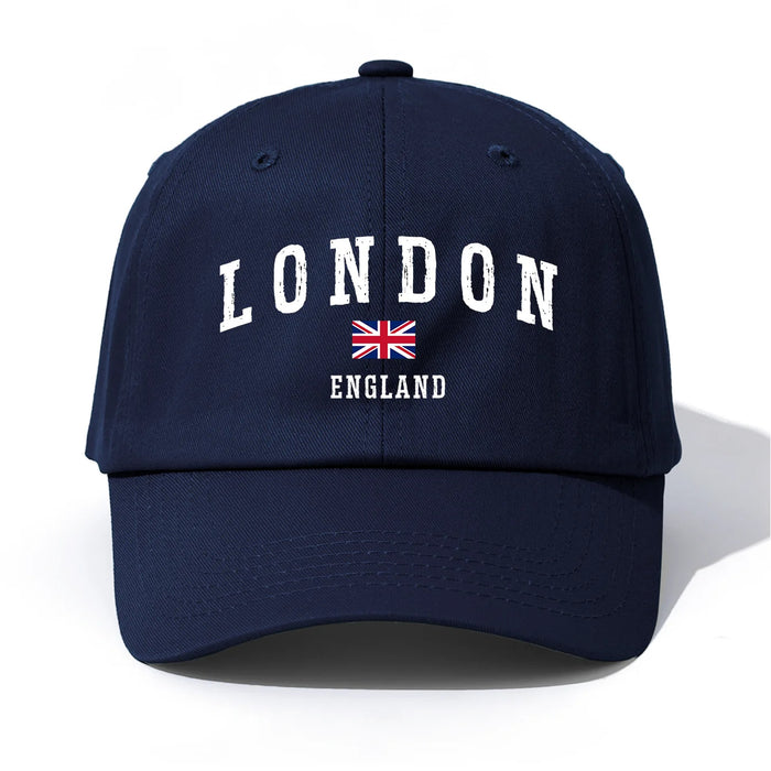 Wholesale Trendy London Flag Print Baseball Cap Adjustable Sun Protection Summer Hat