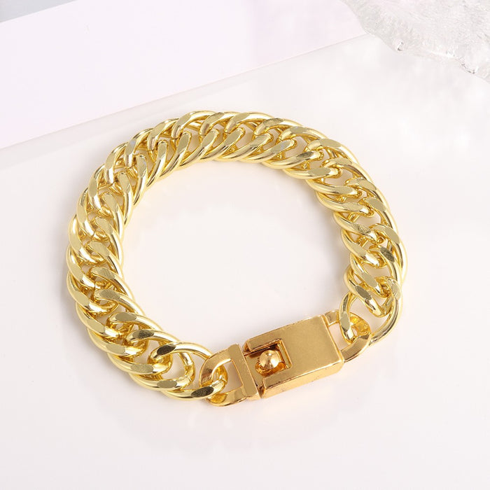 Wholesale Alloy Men's Cuban Bracelet JDC-BT-FengH005