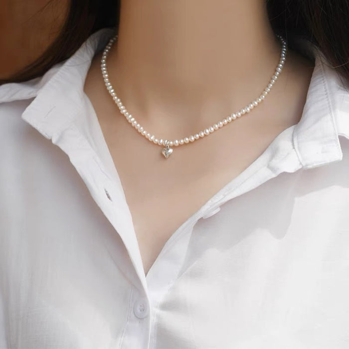 Wholesale S925 Silver  Necklace Women's  Clavicle Chain choker necklace