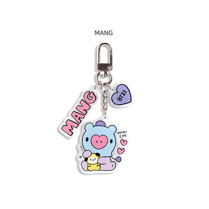 Wholesale Acrylic cute cartoon couple keychains